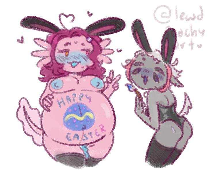 Axo: Art by LewdPeachy