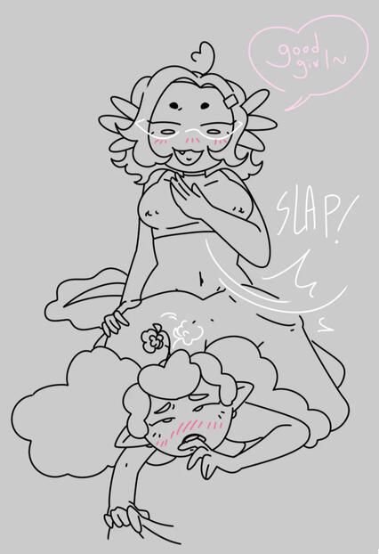 Axo: Art by LewdPeachy