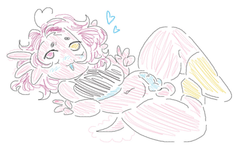 Axo: Art by LewdPeachy!