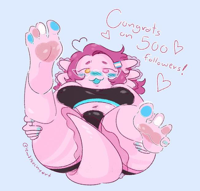 Axo: Art by LewdPeachy